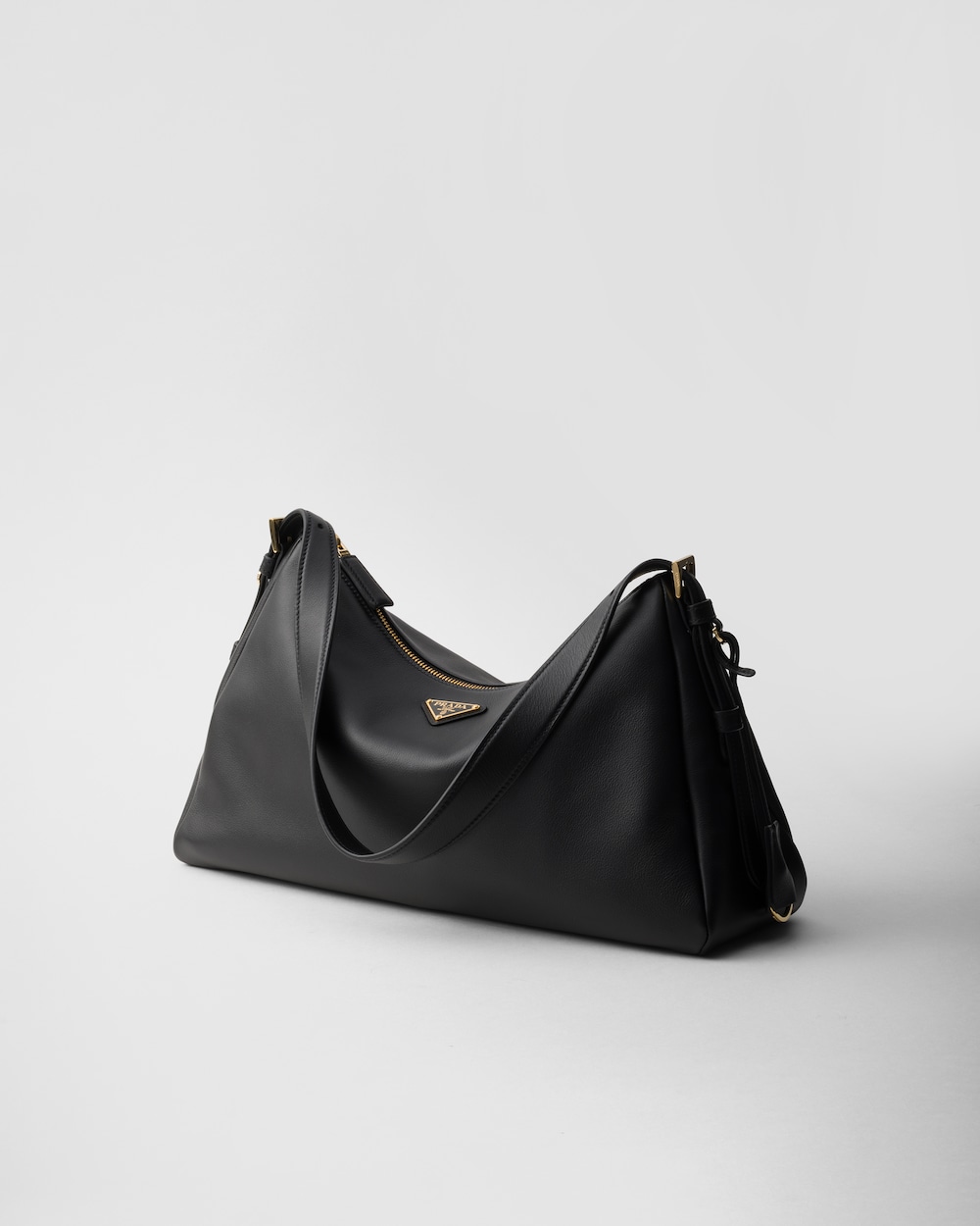 Prada Aimée Large Leather Shoulder Bag - Image 2